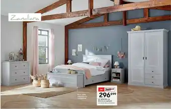 BUT Zandiara Lit 140 X 190 Cm (tiroirs En Option) offre