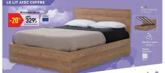 Conforama Lit Kronos 140cm offre