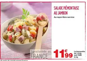 Grand Frais Salade Piémontaise Au Jambon offre