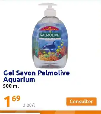 Action Gel Savon Palmolive Aquarium offre