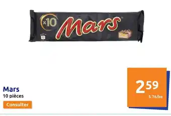 Action Mars 10 Pièces offre