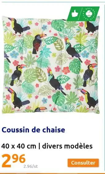 Action Coussin de Chaise offre