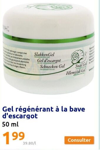 Action Gel Régénérant à La Bave d'Escargot offre