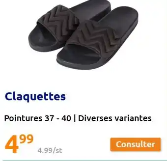 Action Claquettes offre