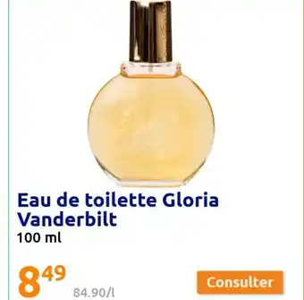 Action Vanderbilt Eau de Toilette Gloria offre