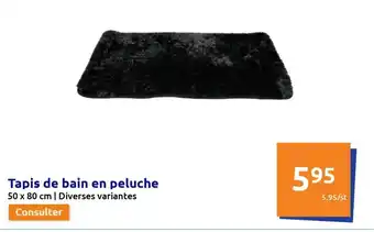 Action Tapis de Bain en Peluche offre