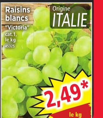 Norma Raisins Blancs offre