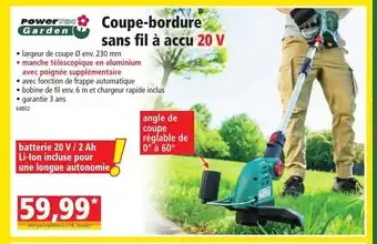 Norma Coupe-Bordure Sans fil à Accu 20V offre