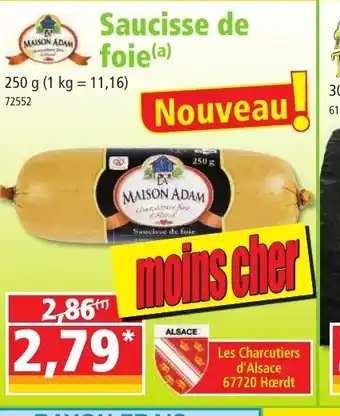 Norma Saucisse de Foie offre