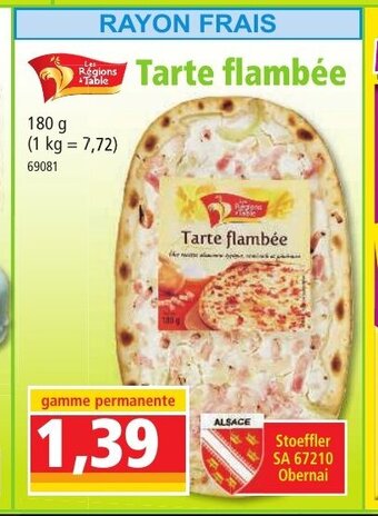 Norma Tarte Flambée offre