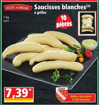 Norma Saucisses Blanches offre