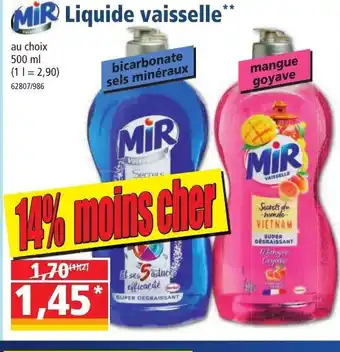 Norma Mir Liquide Vaisselle offre