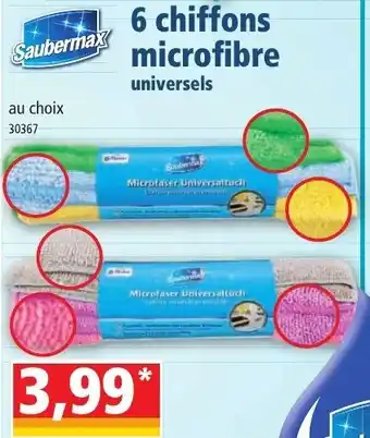 Norma 6 Chiffons Mirofibre offre
