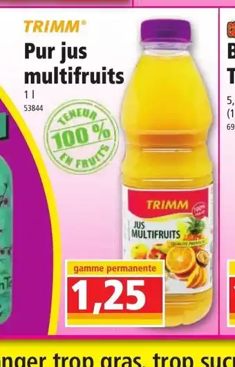 Norma Trimm Pur Jus Multifruits offre