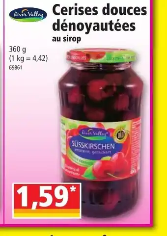 Norma Cerises Douces Dénoyautées offre
