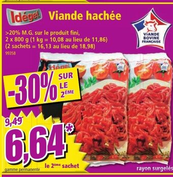 Norma Viande Hachée offre
