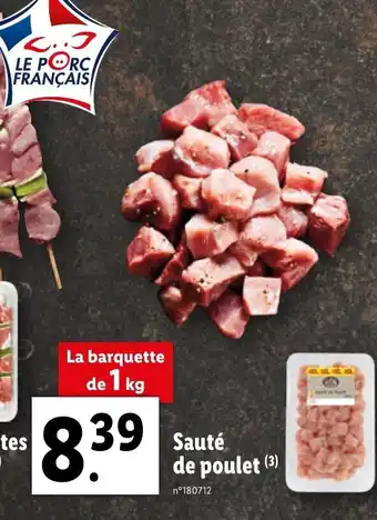 Lidl Sauté de Poulet offre