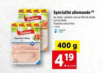 Lidl Spécialité Allemande offre