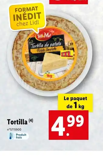 Lidl Tortilla offre