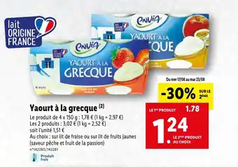 Lidl Yaourt À la grecque offre