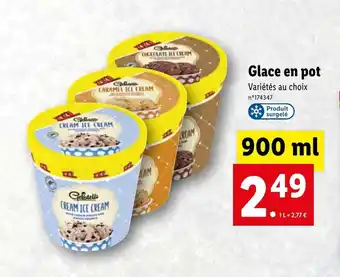 Lidl Glace en pot offre