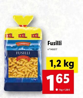 Lidl Fusilli offre