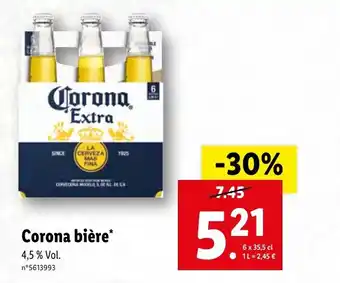 Lidl Corona Bière* offre