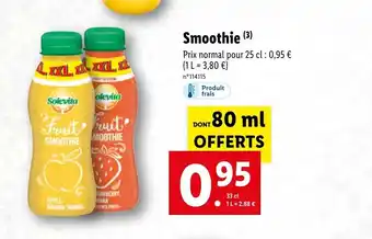 Lidl Smoothie offre