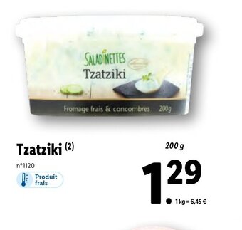 Lidl Tzatziki offre