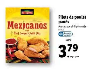 Lidl Filets De Poulet Panés offre