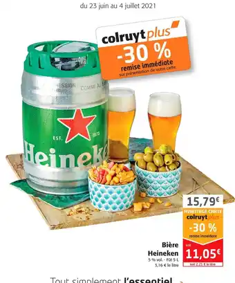 Colruyt Bière Heineken offre
