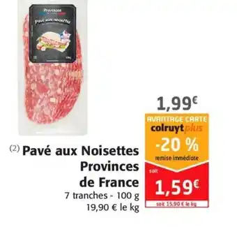 Colruyt Pavé aux Noisettes Provinces de France offre