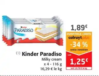 Colruyt Kinder Paradiso offre