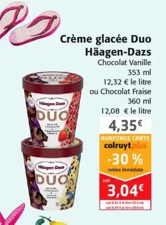 Colruyt Crème glacée Duo Häagen-Dazs offre
