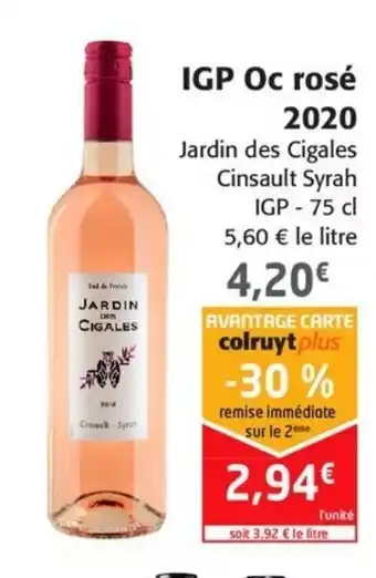 Colruyt IGP Oc Rosé 2020 offre