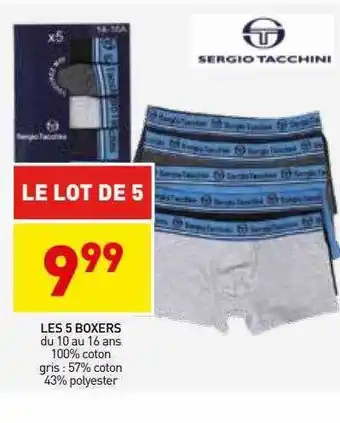 Stokomani Les 5 boxers offre