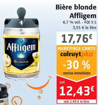 Bière blonde Affligem