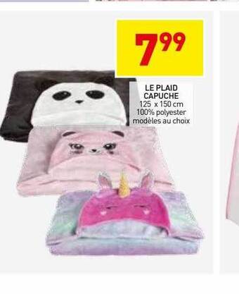 Stokomani Le plaid capuche offre