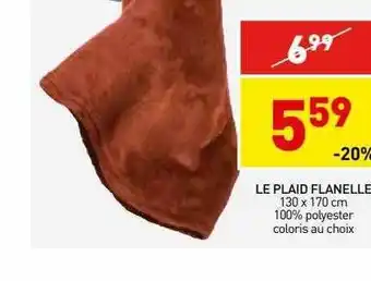 Stokomani Le plaid flanelle offre