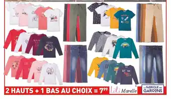 Stokomani 2 hauts + 1 bas lili marelle offre