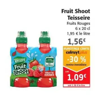 Colruyt Fruits Shoort Teisseire offre