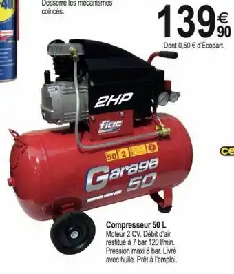 Compresseur 50l