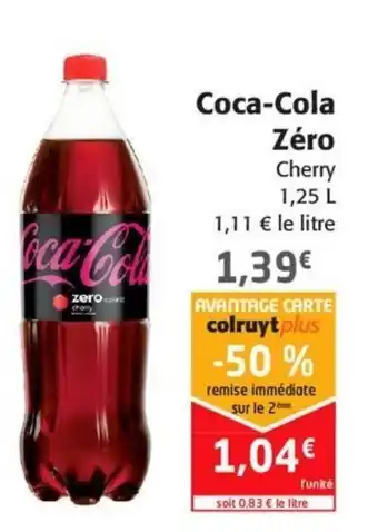 Colruyt Coca-Cola Zéro offre