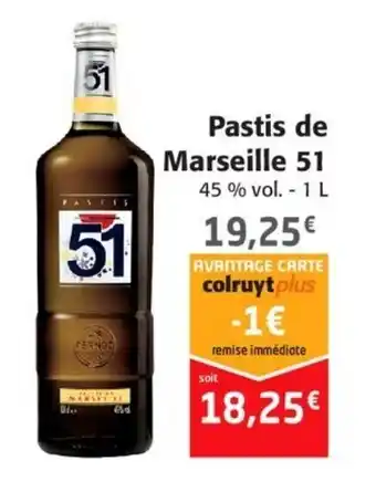 Colruyt Pastis de Marseille 51 offre