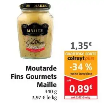 Colruyt Moutarde Fins Gourmets Maille offre