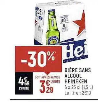 Casino Shop Bière sans alcool heineken offre