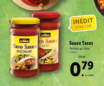 Sauce tacos