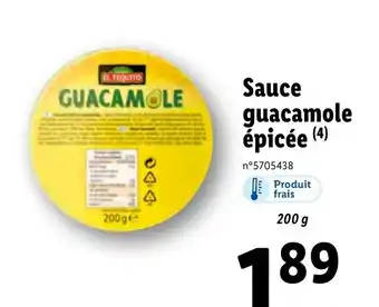 Sauce guacamole épicée