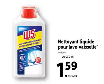 Lidl Nettoyant liquide pour lave-vaisselle offre