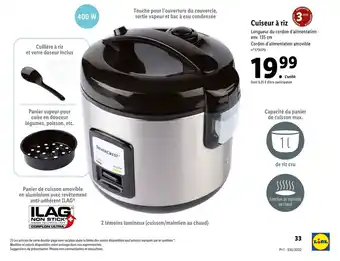 Lidl Cuiseur à riz offre